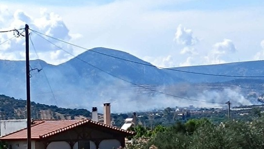 Φωτιά στα Καλύβια Θορικού με πυροσβεστικές δυνάμεις