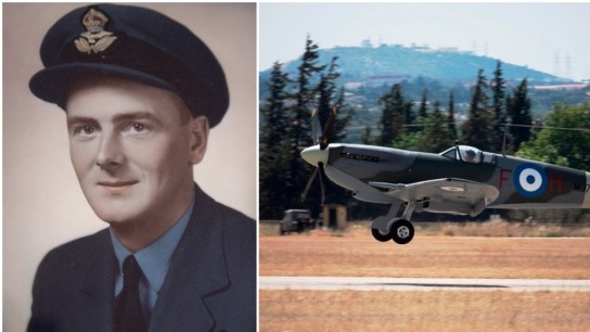 Τζορτζ Νταν και Spitfire MJ755 ιστορική παράδοση