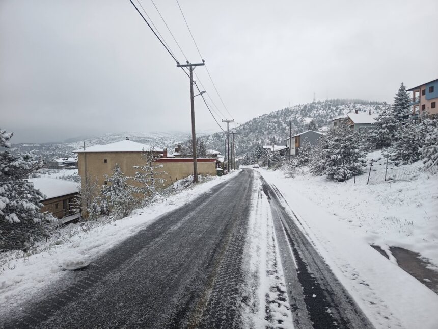 Χιονισμένο Σέλι Ημαθίας Πρωτομαγιά