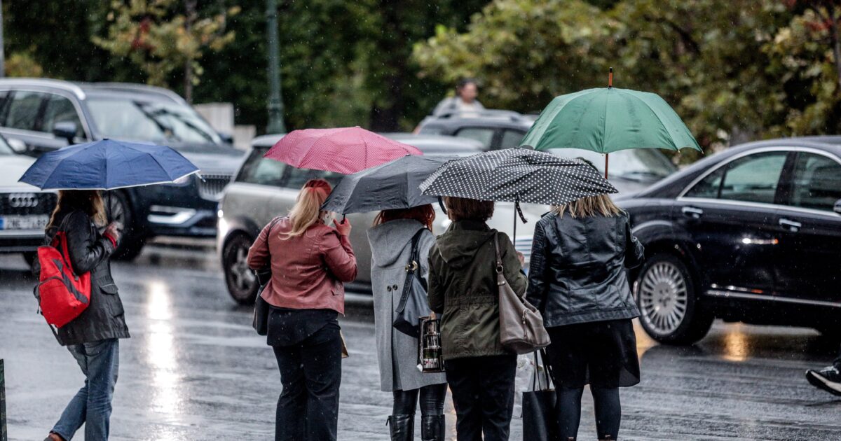 άστατος καιρός σήμερα με νεφώσεις και βροχές