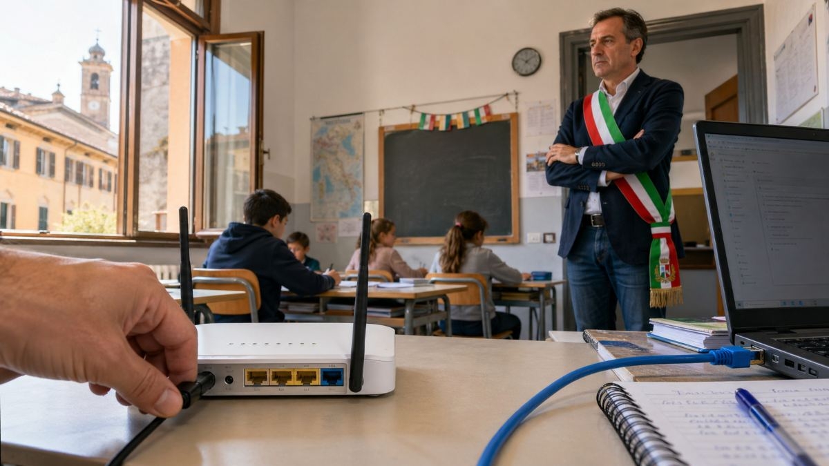 σχολείο χωρίς WiFi έκοψε το WiFi Ethernet