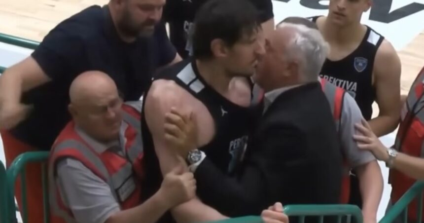Μπόμπαν Μαριάνοβιτς ένταση μετά τον αγώνα