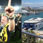 Πλοία παίζουν τον ύμνο της ΑΕΚ στον Πειραιά